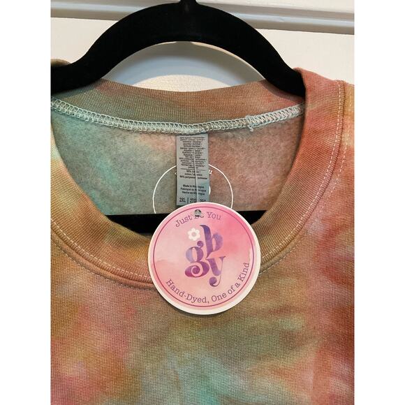 Custom Tie Dye Crewneck Sweatshirt - Picture 2 of 11